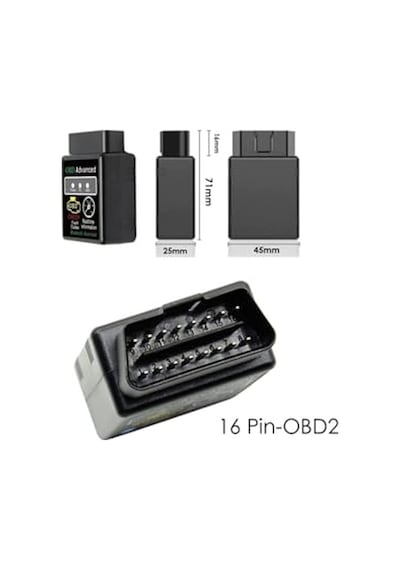 Arıza Tespit Cihazı Arıza Okuma Silme Bluetooth Obd2 Advanced Tüm Bilgisayara Bağlanan Araçlara Uyum