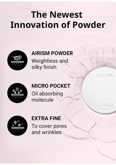 Aydınlık Ve Canlı Görünüm Sunan Ultra Hafif Sıkıştırılmış Pudra 8g Airy Pot Pressed Powder Pink Diğer