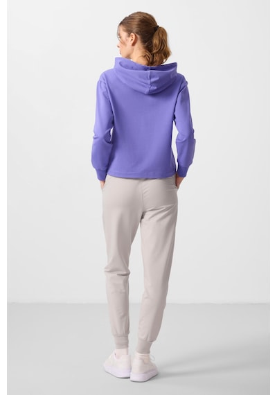 Açık Eflatun-taş Kapüşonlu Oversize Kadın Eşofman Takım - 95336 Açık Eflatun/taş