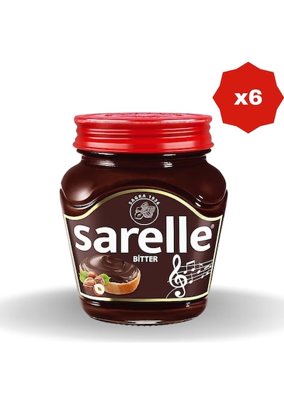 Bitter Kakaolu Fındık Kreması 350 Gr - 6 Adet