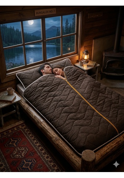 Zish Tekstil Flexı Evo 100x200 Tulumlu Katlanır Kamp Yatağı Karavan, Misafir Ve Anne Yanı Yatağı Kahverengi