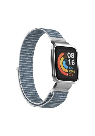 Xiaomi Redmi Watch Mi Watch Lite Uyumlu Krd-61 Hasır Zore Kordon-no11