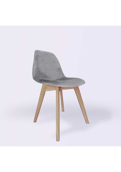 Woodesk Dallas Ağaç Ayaklı, Gri Renk Sandalye Snd3023-grı