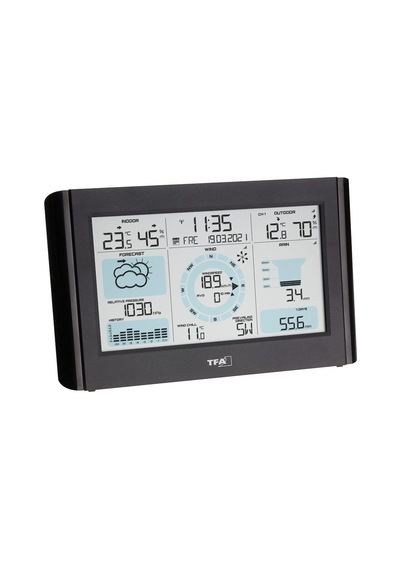 Tfa Dostmann 35.1161 Radyo Hava Durumu İstasyonu Weather Pro, Rüzgar Ve Yağmur Ölçerli, Pilli
