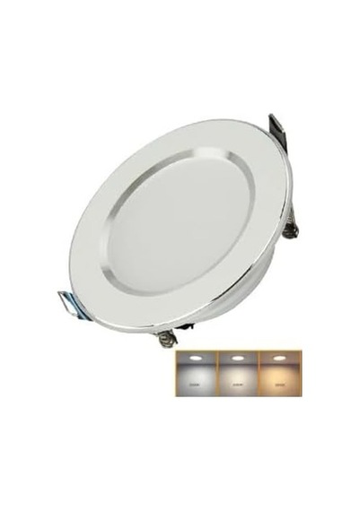3 Renkli Beyaz,gün Işığı,ikisi Bir Arada 7w Led Spot Lamba Beyaz-1 Adet Diğer