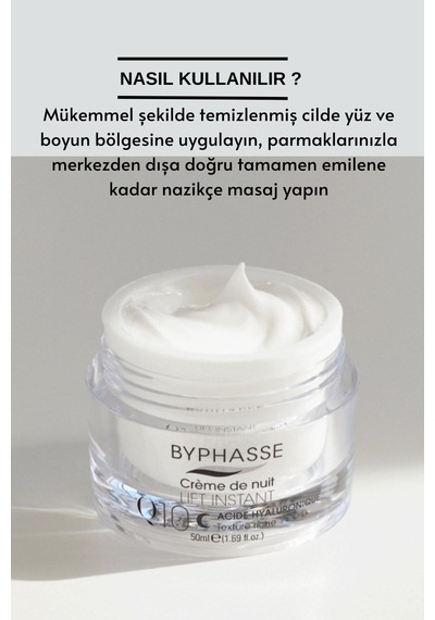 Byphasse Koenzim Q10 Hyaluronik Asit İçerikli Gece Kremi 50 ML
