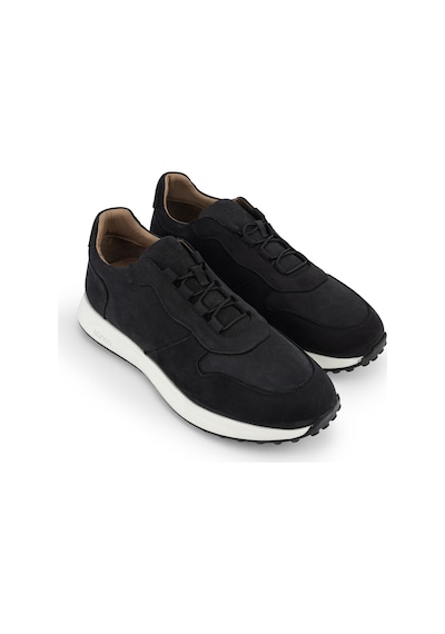 Tamer Tanca Erkek Hakiki Deri Siyah Nubuk Sneakers & Spor Ayakkabı 1145 2028 Erk Ayk Y26 Sıyah Nbk