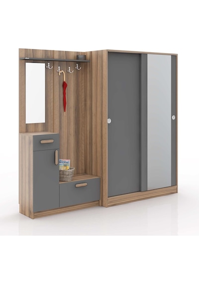 Abre Vm-36300 Antrasit Vestiyer Portmanto Diğer
