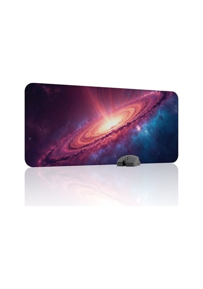 Galaksi Kaymaz Dikişli Kauçuk Oyuncu Mousepad V3 - 90x40 Xxl Gaming Mouse Pad Fare Altlığı