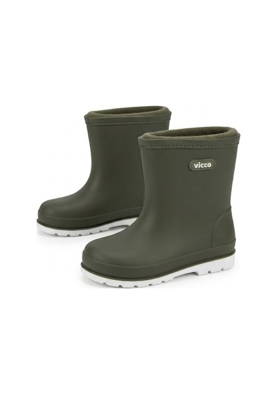 Vicco Haki Mellow Yumuşak Rahat İçi Polar Erkek Çocuk Yağmur Çizmesi 946.p26k.230