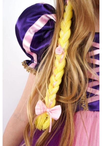 Cantoy Rapunzel Prenses Kız Çocuk Elbise Mor