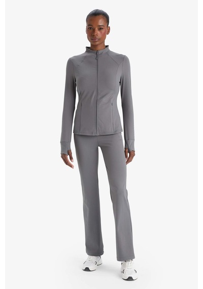 Defacto Defactofit Slim Fit Dar Kesim Dik Yaka Hırka E9676ax25auar129 Antrasit