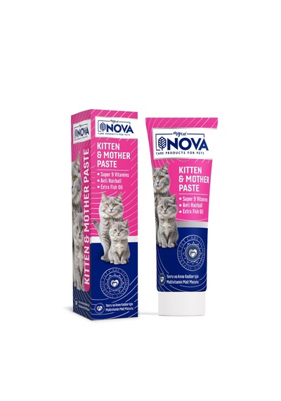 Nova Premium Kıtten & Mother Hairball Malt Paste