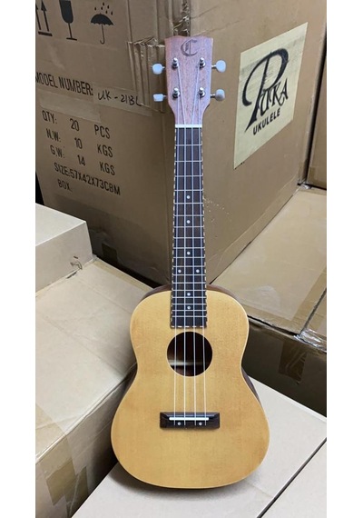 Karma Markalardan Üst Soprano Masif Maun Ağacı Ukulele