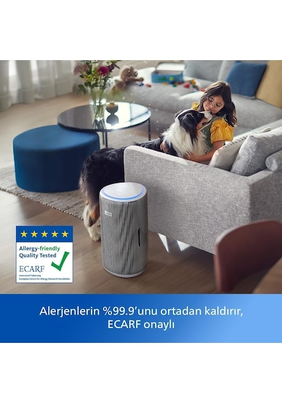 Philips Hava Temizleyici 3200 Serisi - Hepa Nanoprotect + Aktif Karbon Filtre, Cadr 520m³/sa 135m² Cilt Hassasiyeti Ha Diğer