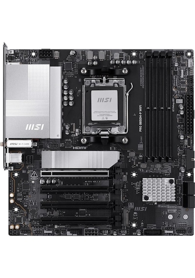 Msı Pro B850m-p Wıfı7 Ddr5 Amd B850 Am5 Soket Ddr5 8200+ Oc Mhz Aaaa11msı0037