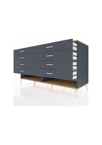 Kronos Konsol 8 Çekmeceli 176x59x99 Antrasit-çam/antrasit Antrasit-çam/antrasit Kronos Konsol 8 Çekmeceli 176x59x99 Antrasit-çam/antrasit Antrasit-çam/antrasit