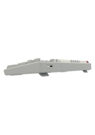 Hawk Gaming Hk258 Membrane Lcd Rgb Kablosuz/bluetooth Kırmızı Haki Full Türkçe Gaming Klavye