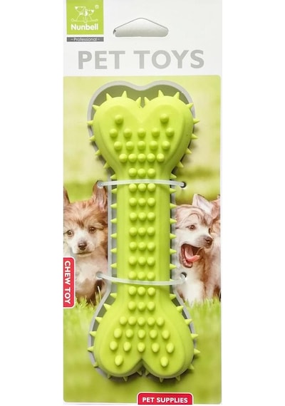 Nunbell Tırtıklı Diş Kaşıma Kemik Köpek Oyuncağı 16 CM
