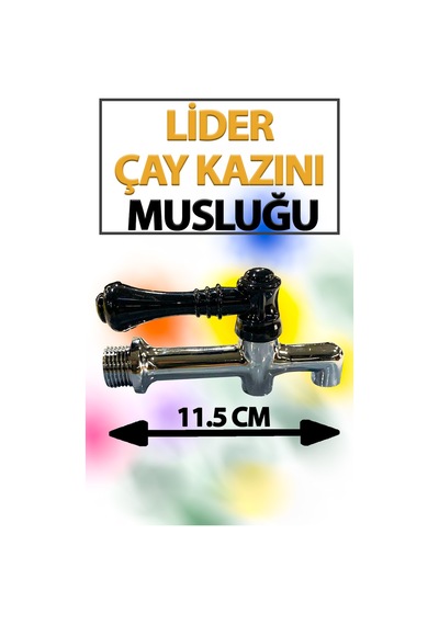 Çay Kazanı Musluğu 11,5 Cm Uzunluğunda 3/8 Plastik Saplı
