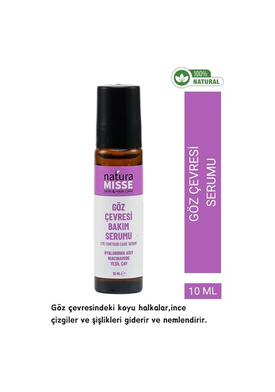 Göz Çevresi Bakım Serumu Hyaluranic Asitli Kırışıklık Şişlik Morluk Karşıtı Onarıcı Su Bazlı Serum