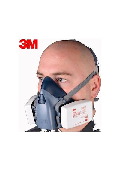 3M  7502 + 7503 Serisi Yarım Yüz Gaz Maskesi
