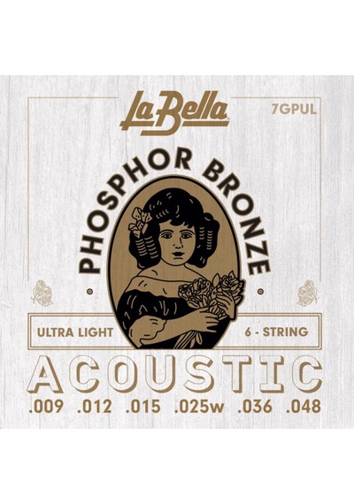 La Bella Golden Alloy Akustik Bas Gitar Teli 040-095