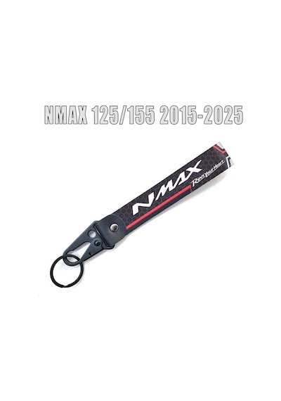 Nmax Anahtarlık Tekstil Karabinalı Nmax Logo Baskılı