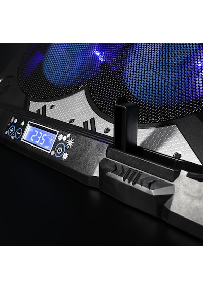 Rush RC828 Ironice Çift Fanlı Led Aydınlatmalı Laptop Notebook Soğutucu