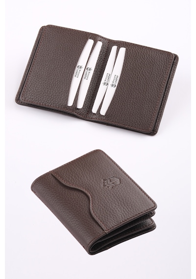 Ancora Leather Hakiki Deri Kartlık-26207 Kahve