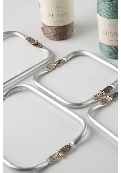 Hrşytrend Gizli Metal Çanta Bursu 3 Adet - 14 Cm - Metal Çanta Aparatı Çanta Aksesuarı Çok Renkli