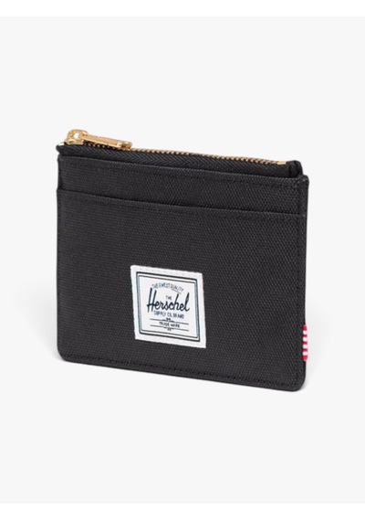Herschel Oscar Fermuarlı Kartlık Cüzdan Uniseks Siyah Çanta - 30094
