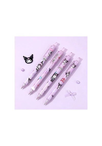 Sanrio 4'lü Set Jel Kalem Seti Mor