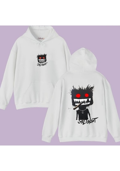 Salgoat Elgrandetoto Sweatshirt Hoodie BEYAZ