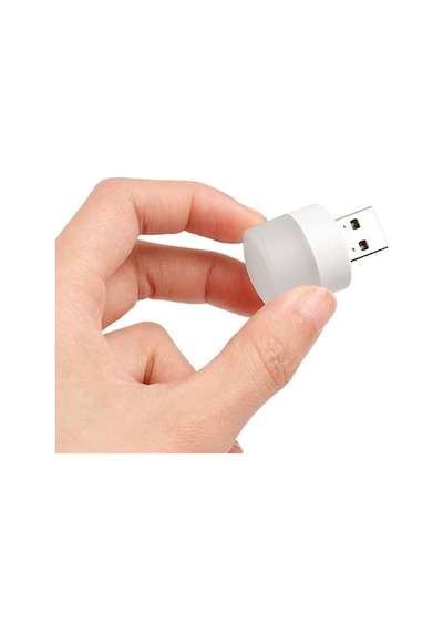 Spelt Usb Lamba Usb-a Gece Lambası Aydınlatma Dekoratif Mini Led Yumuşak Işık Gün Işığı Renk Açık Gri