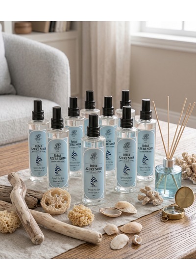 Rebul Azure Noir Ferahlatıcı Kolonya Pet Şişe 125 Ml X 10 Adet 10'lu Çanta Boy Avantaj Seti