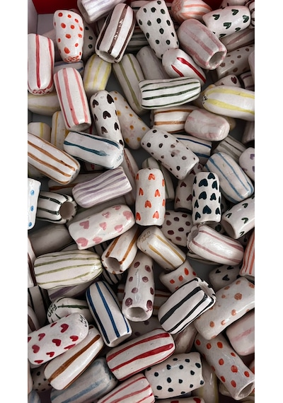 El Yapımı Seramik Minyatür Buzdolabı Saksı Magnet
