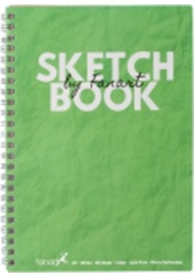 Fanart Academy Sketchbook A6 Spiralli Eskiz Defteri Yeşil Kapak