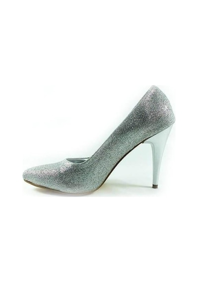 Çarıkçım Stiletto Kadın Ayakkabı Lame-Simli 61 700
