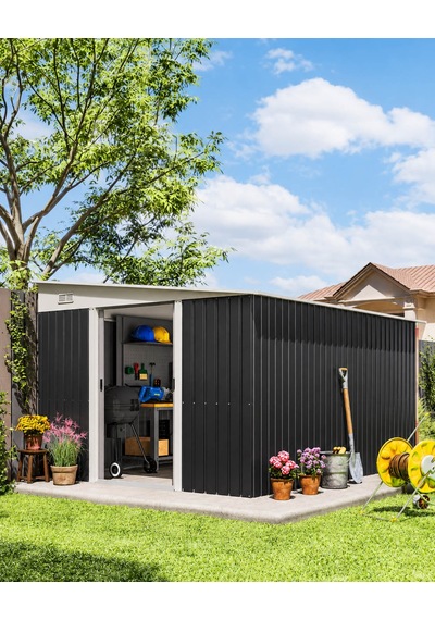 Garden Vault Metal Bahçe Depolama Kulübesi