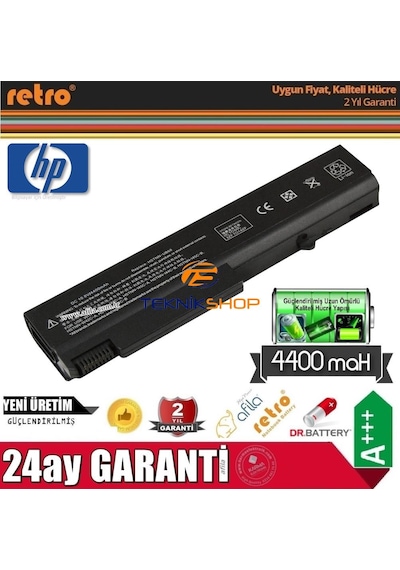 HP Uyumlu 500350-001. 500361-001. 532497-241 Notebook Bataryası - Pili