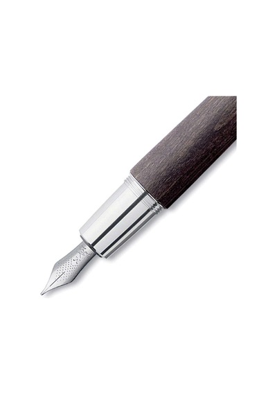 Faber Castell E-Motion Krom Dolma Kalem Ahşap Siyah 148220