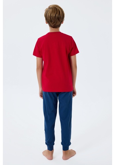 U.S. Polo Assn. U.s. Polo Assn. Erkek Çocuk Kırmızı Pijama Takım Us2410-c-v2