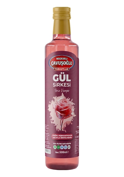 Bozkırlı Çavuşoğlu Gül Sirkesi Doğal Fermantasyon 500 ML
