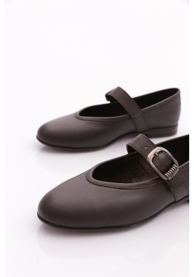 Dgn 25023 Kadın Loafer Ayakkabı Kahve Napa