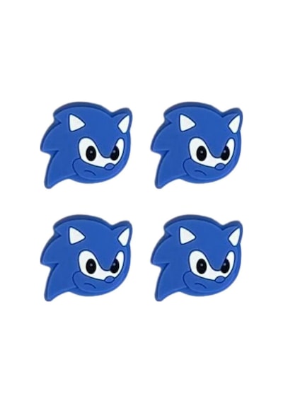 Sonic Ps5/ps4/ps3/xbox One/one X/one S/series X/series S 3d Analog Silikon Koruyucu -2 Adet Sonic-4