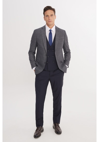 Altınyıldız Classıcs Erkek K.laci-beyaz Slim Fit Mono Yaka Kareli Kapak Cepli Yelekli Takım Elbise Altınyıldız Classıcs Erkek K.laci-beyaz Slim Fit Mono Yaka Kareli Kapak Cepli Yelekli Takım Elbise