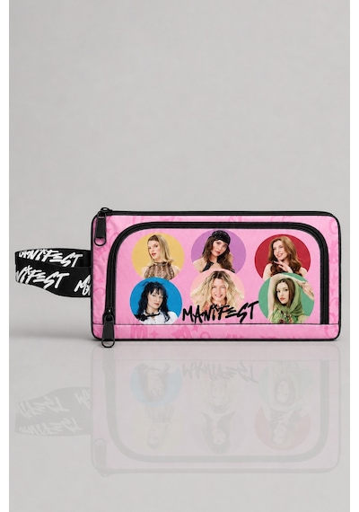 X Dekomus Lisanslı Manifest Toz Pembe Collection Okul Çantası,beslenme Çantası Ve Kalem Çantası Seti Altın