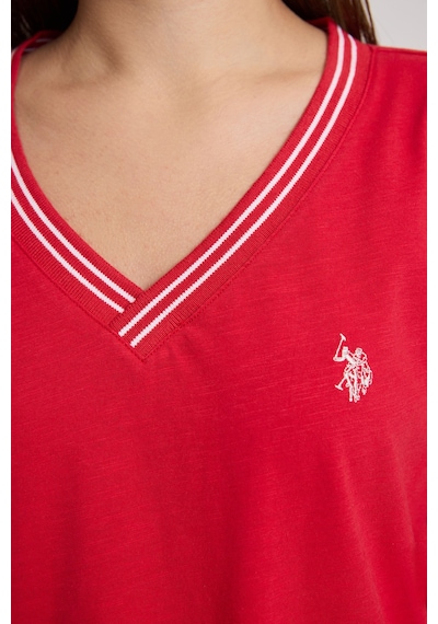 U.S. Polo Assn. U.s. Polo Assn. Kadın Kırmızı Tişört Basic 50323449-vr030 Kirmizi U.S. Polo Assn. U.s. Polo Assn. Kadın Kırmızı Tişört Basic 50323449-vr030 Kirmizi