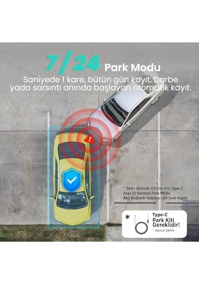 G500h Ön 3k-arka 1080p 160 Geniş Açı Gece Görüşü Dahili Gps Akıllı Araç İçi Kamera